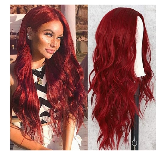 Sheer Beauté 22inch Natural Red Curly Wigs